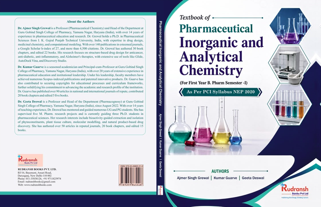 Textbook of Pharmaceutical Inorganic and Analytical Chemistry